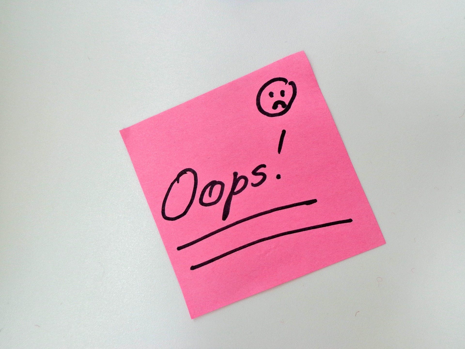 Oops - Erreur 404