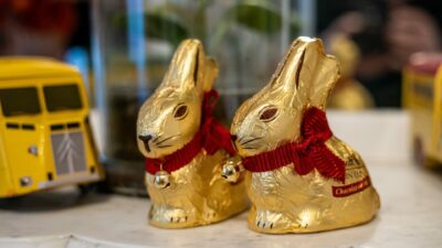 Lapins or chocolat de Lindt